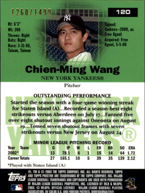 A6351- 2003 Topps Pristine BB Cards 1-190 +Inserts -You Pick- 15+ FREE US SHIP - Picture 165 of 253