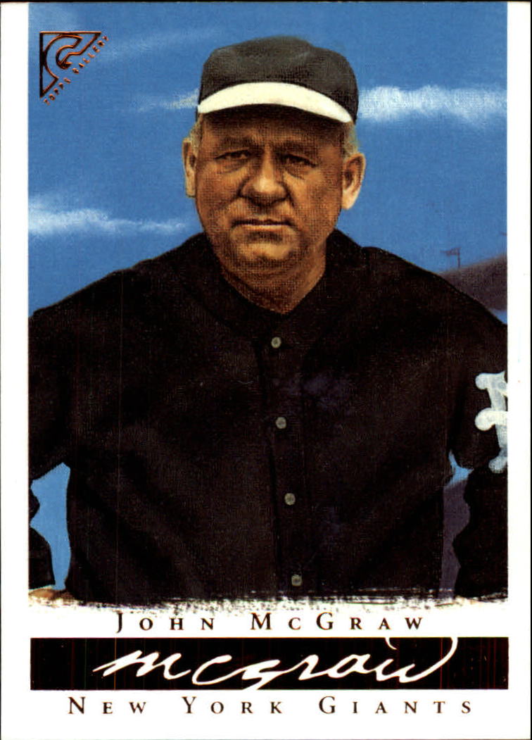 2003 Topps Gallery HOF #8 John McGraw MG No Logo