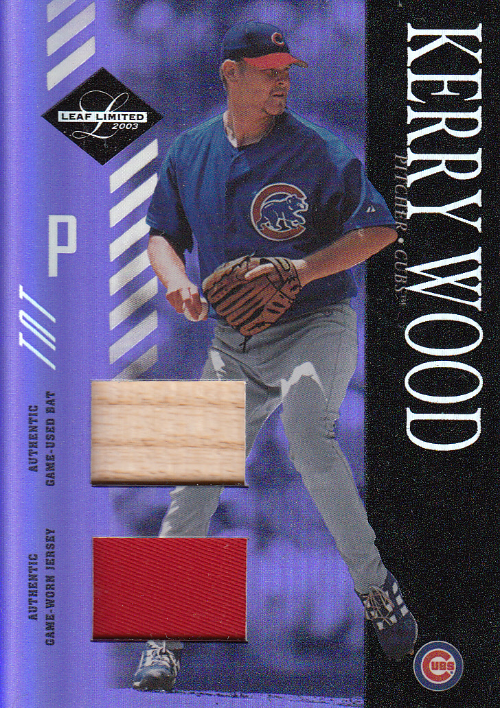 Kerry Wood 2003 Fleer Game-Worn Jersey Card