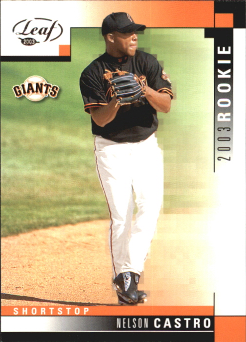 2003 Leaf #296 Nelson Castro ROO