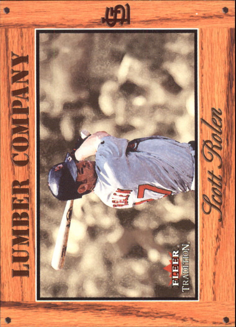 2003 Fleer Tradition Lumber Company #22 Scott Rolen