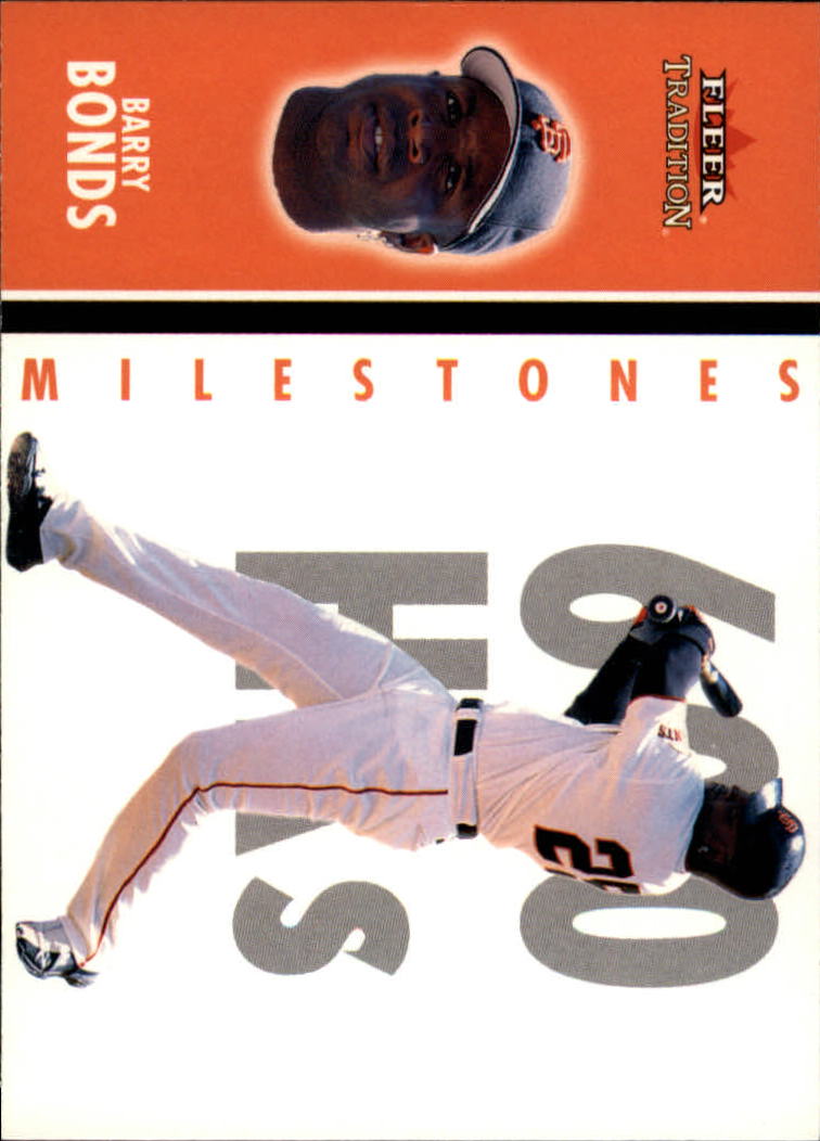 2003 Fleer Tradition Milestones #21 Barry Bonds