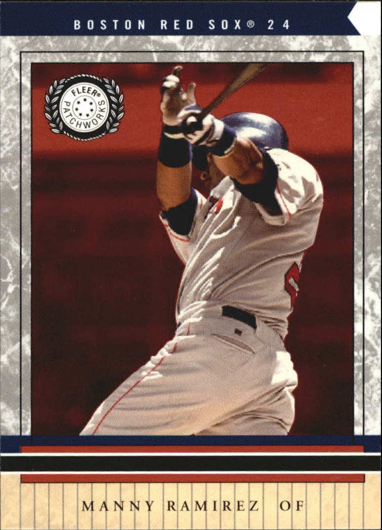 2003 Fleer Patchworks Star Ruby #24 Manny Ramirez