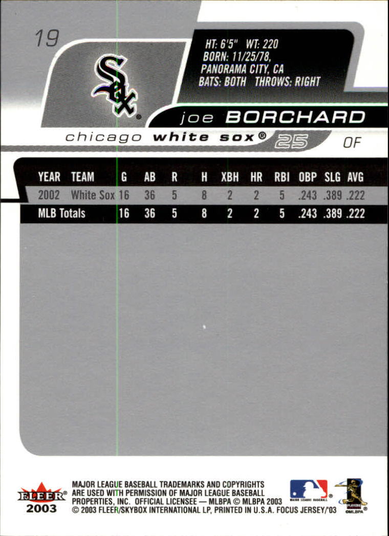 B1722- 2003 Fleer Focus JE BB #s 1-190 +Inserts -You Pick- 15+ FREE US SHIP - Picture 33 of 327