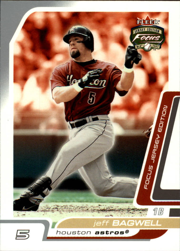 Jeff Bagwell 2002 Fleer Game-Worn Jersey Card