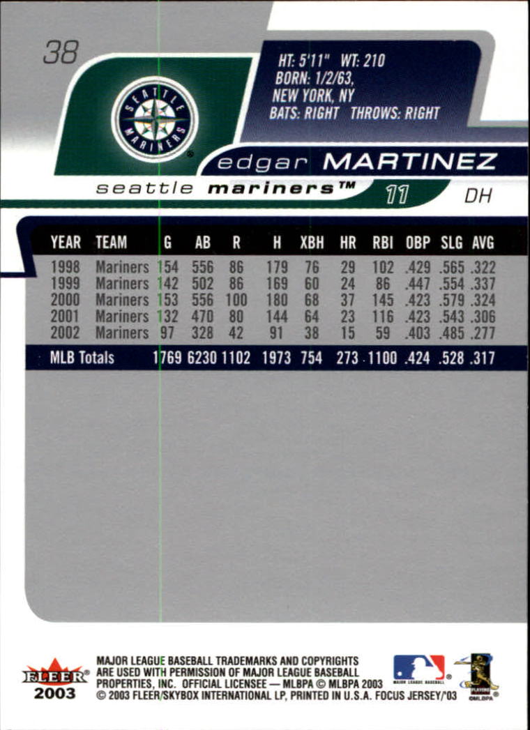 B1722- 2003 Fleer Focus JE BB #s 1-190 +Inserts -You Pick- 15+ FREE US SHIP - Picture 67 of 327