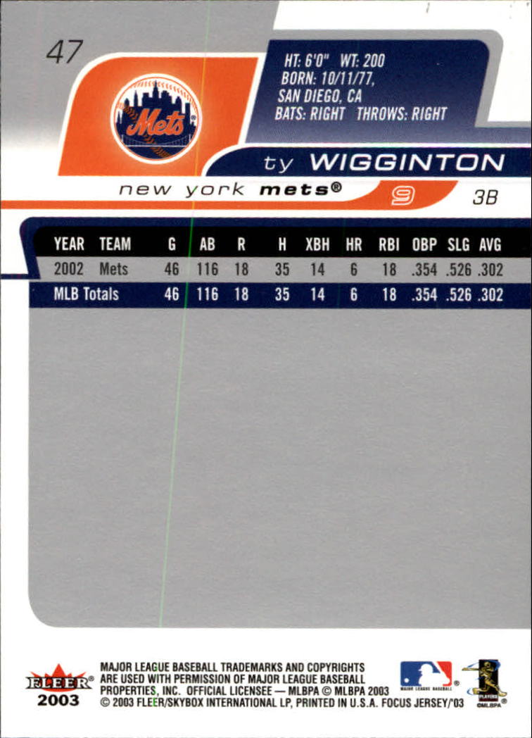 B1722- 2003 Fleer Focus JE BB #s 1-190 +Inserts -You Pick- 15+ FREE US SHIP - Picture 83 of 327