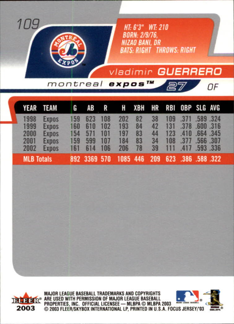 B1722- 2003 Fleer Focus JE BB #s 1-190 +Inserts -You Pick- 15+ FREE US SHIP - Picture 205 of 327