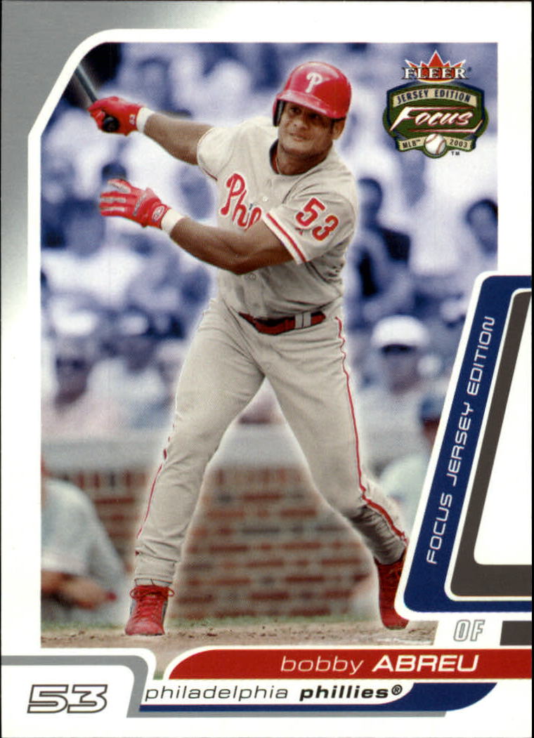 2003 Fleer Focus JE #112 Bobby Abreu