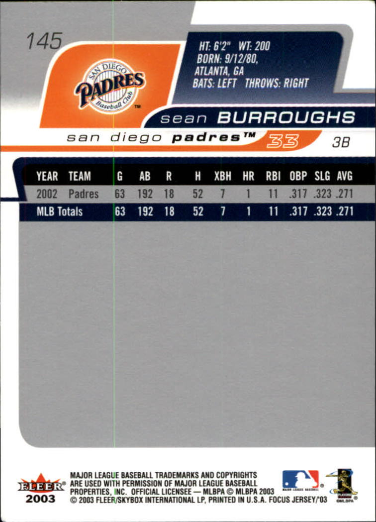 B1722- 2003 Fleer Focus JE BB #s 1-190 +Inserts -You Pick- 15+ FREE US SHIP - Picture 277 of 327