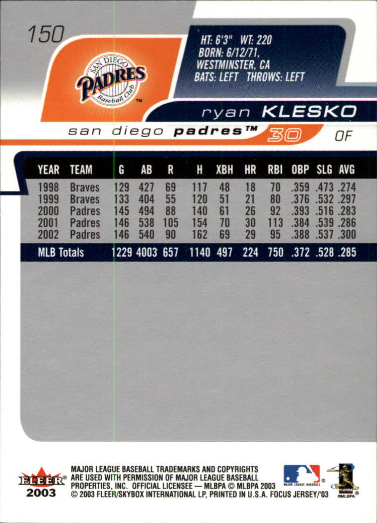 B1722- 2003 Fleer Focus JE BB #s 1-190 +Inserts -You Pick- 15+ FREE US SHIP - Picture 287 of 327