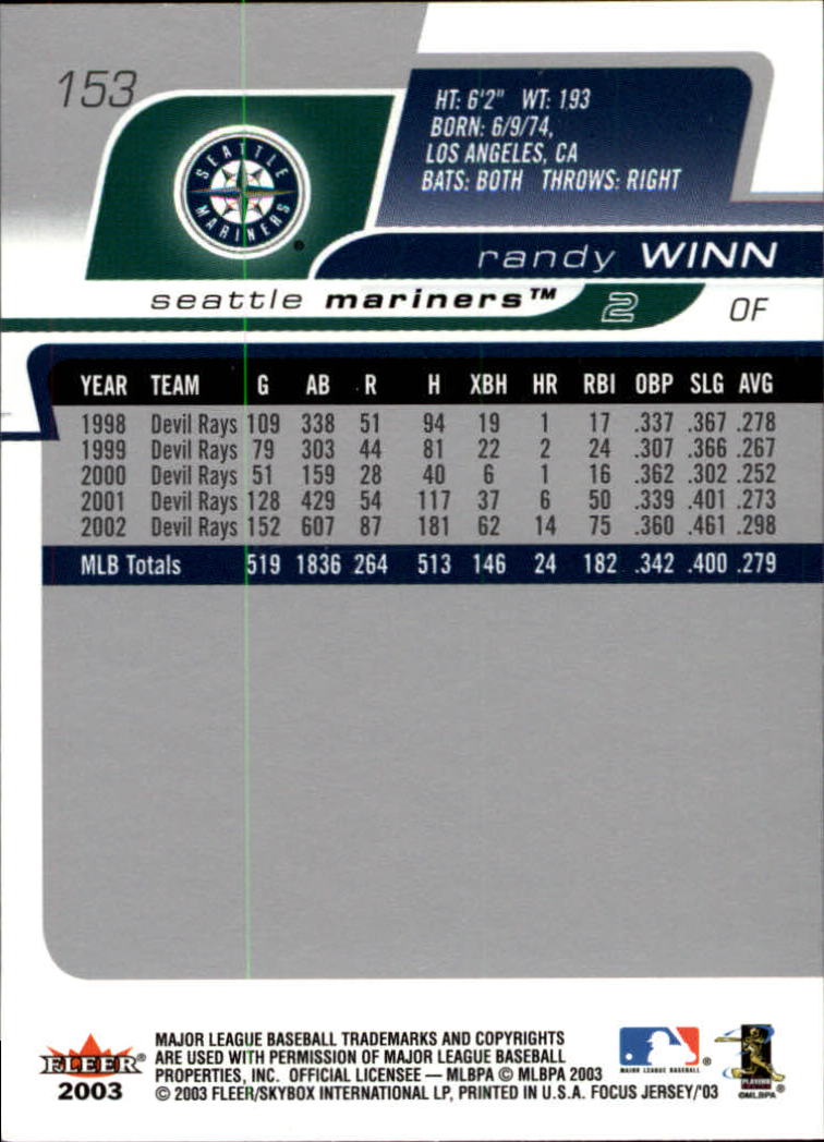 B1722- 2003 Fleer Focus JE BB #s 1-190 +Inserts -You Pick- 15+ FREE US SHIP - Picture 293 of 327