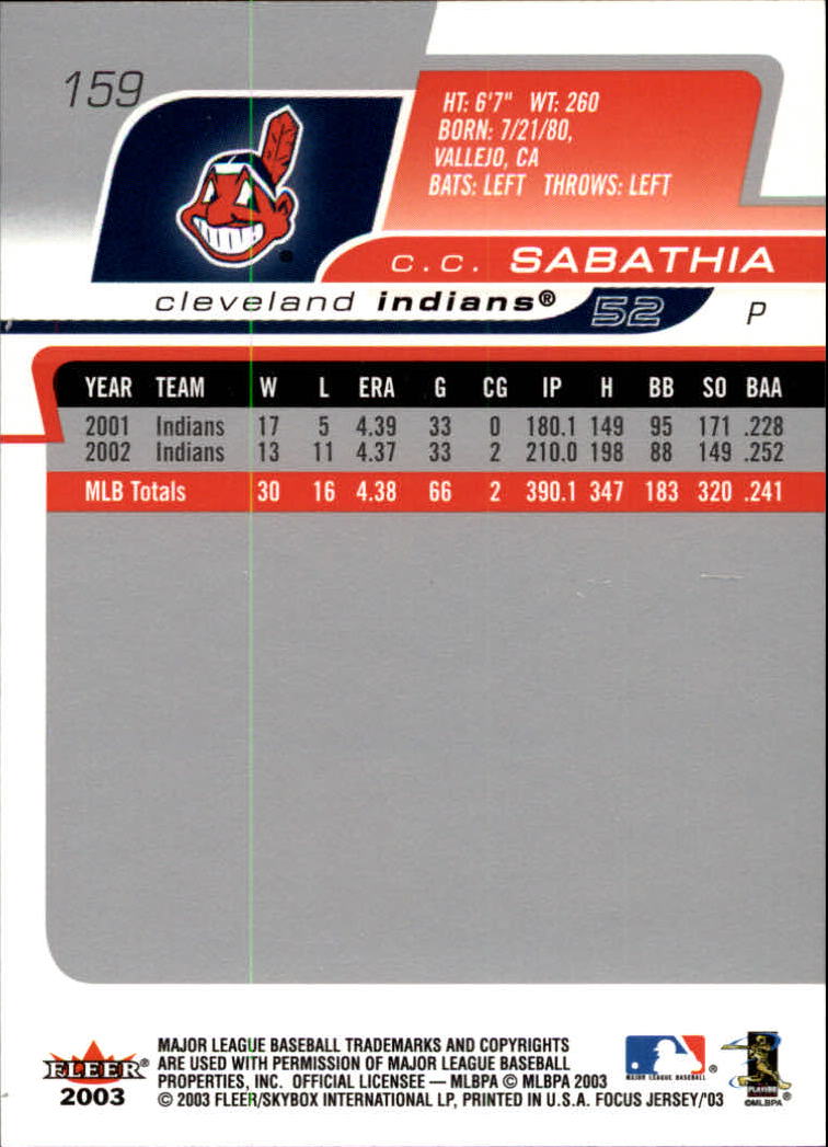 B1722- 2003 Fleer Focus JE BB #s 1-190 +Inserts -You Pick- 15+ FREE US SHIP - Picture 305 of 327