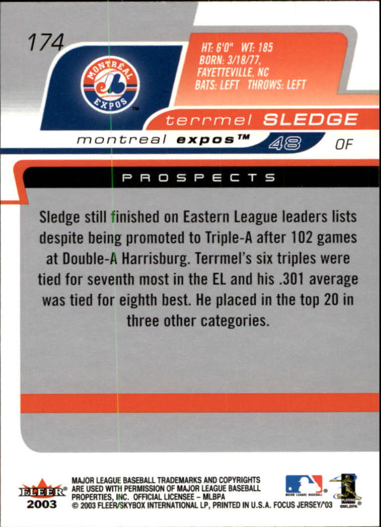 B1722- 2003 Fleer Focus JE BB #s 1-190 +Inserts -You Pick- 15+ FREE US SHIP - Picture 313 of 327