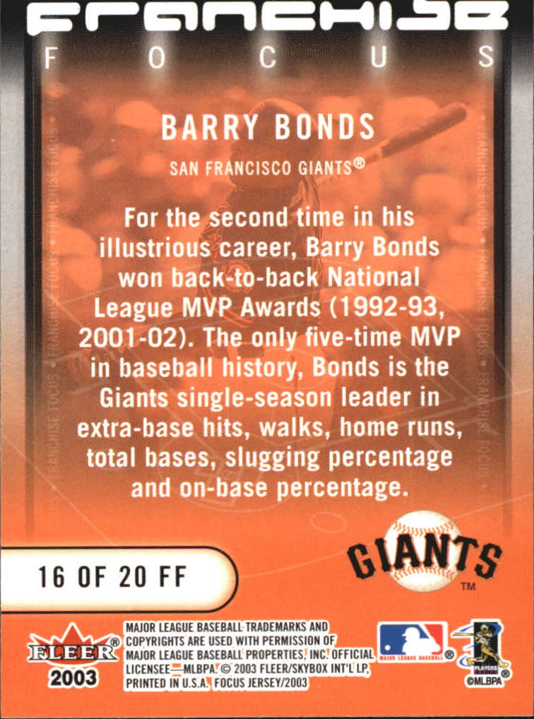 B1722- 2003 Fleer Focus JE BB #s 1-190 +Inserts -You Pick- 15+ FREE US SHIP - Picture 325 of 327