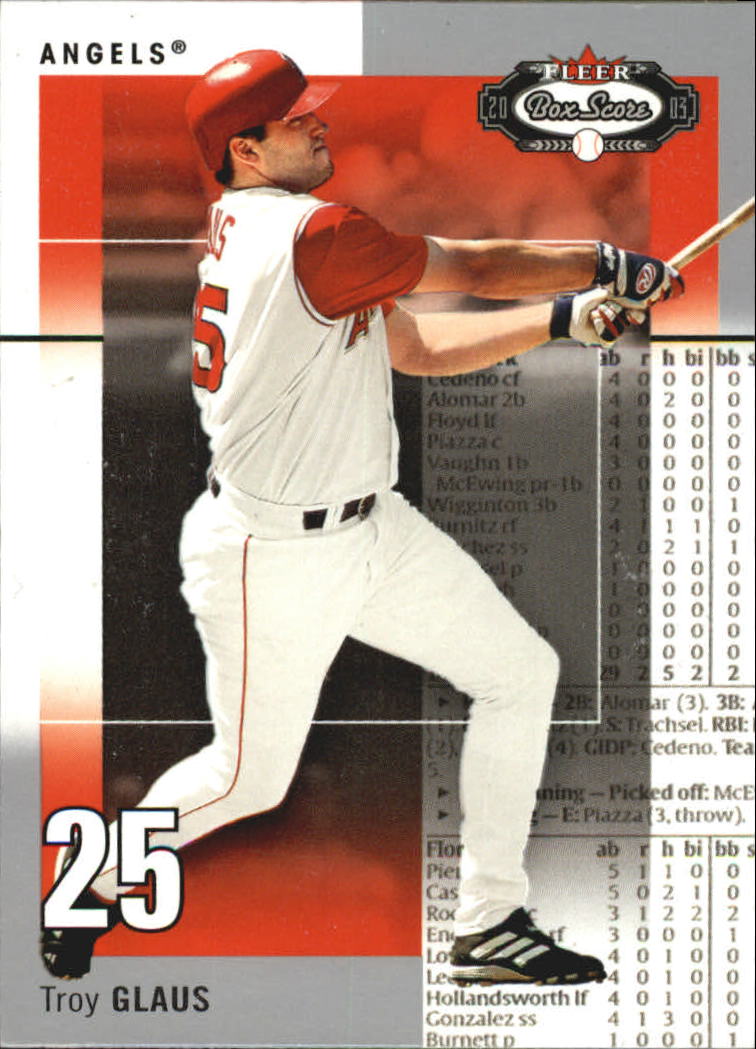 B1527- 2003 Fleer Box Score BB Cards 1-245 +Inserts -You Pick- 15+ FREE US SHIP - Picture 2 of 249