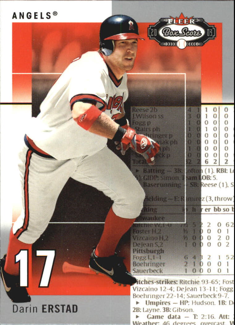 B1527- 2003 Fleer Box Score BB Cards 1-245 +Inserts -You Pick- 15+ FREE US SHIP - Picture 8 of 249