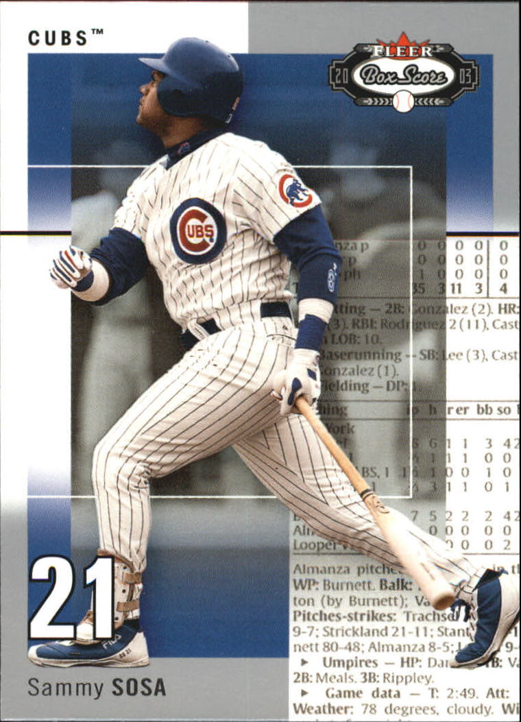B1527- 2003 Fleer Box Score BB Cards 1-245 +Inserts -You Pick- 15+ FREE US SHIP - Picture 22 of 249