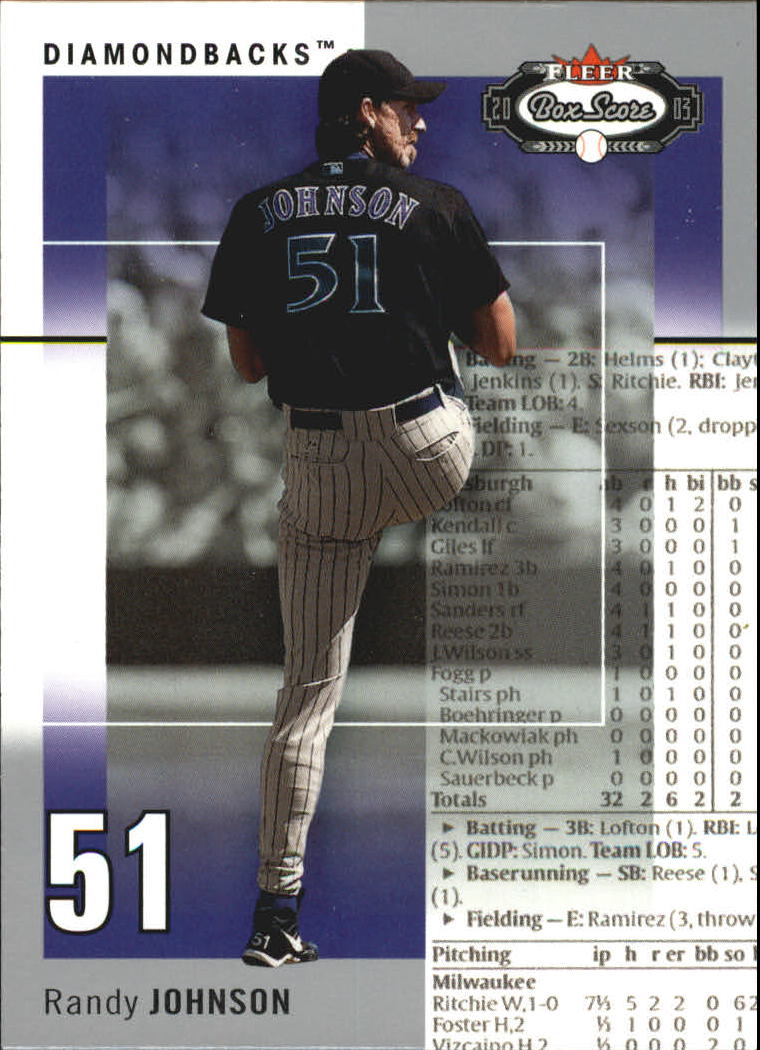 B1527- 2003 Fleer Box Score BB Cards 1-245 +Inserts -You Pick- 15+ FREE US SHIP - Picture 26 of 249