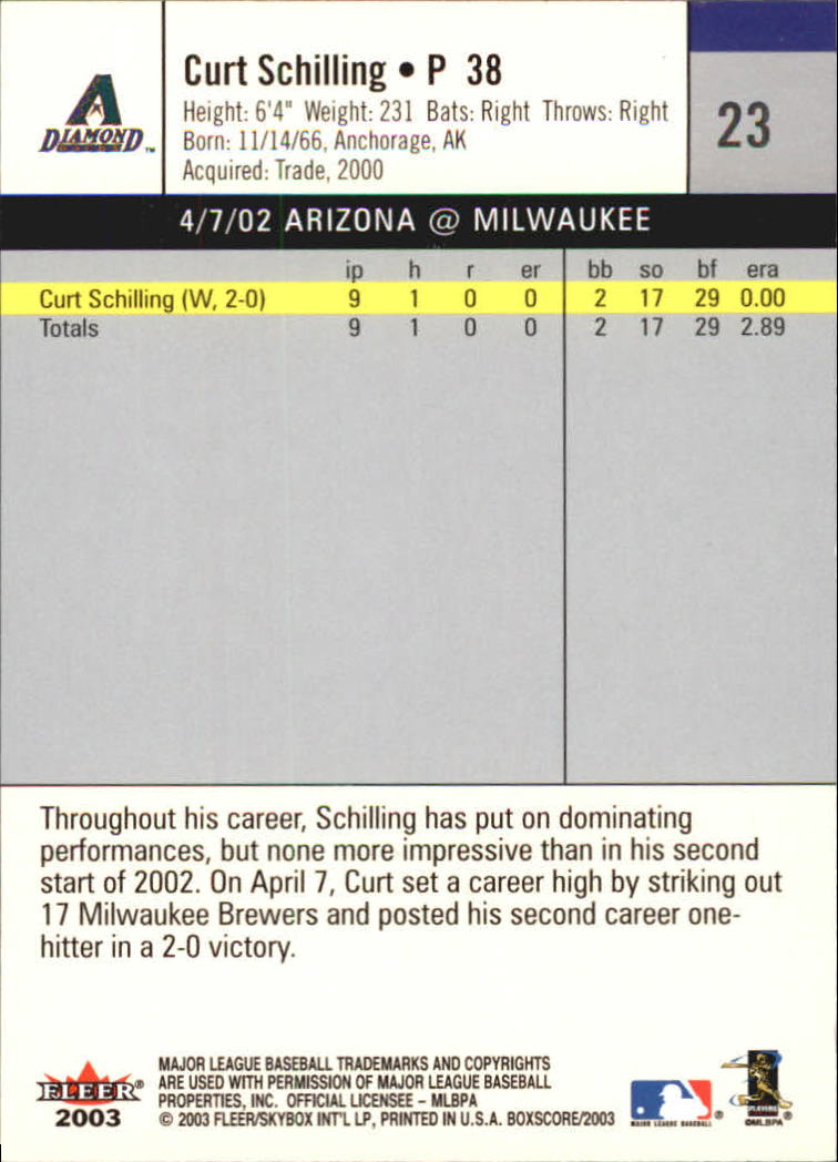 B1527- 2003 Fleer Box Score BB Cards 1-245 +Inserts -You Pick- 15+ FREE US SHIP - Picture 45 of 249