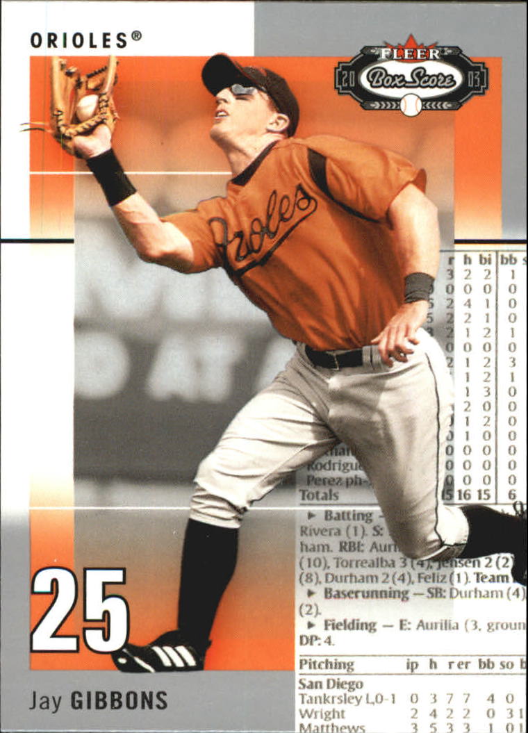 B1527- 2003 Fleer Box Score BB Cards 1-245 +Inserts -You Pick- 15+ FREE US SHIP - Picture 80 of 249