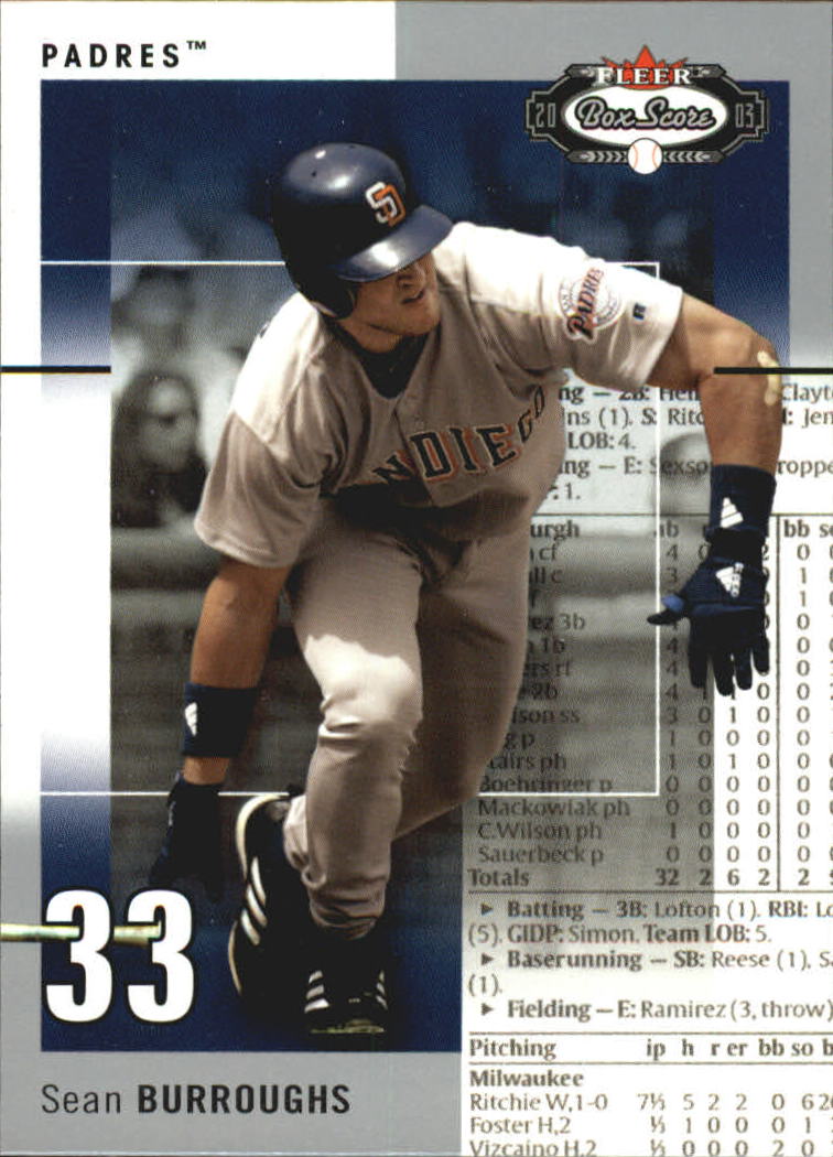 B1527- 2003 Fleer Box Score BB Cards 1-245 +Inserts -You Pick- 15+ FREE US SHIP - Picture 84 of 249