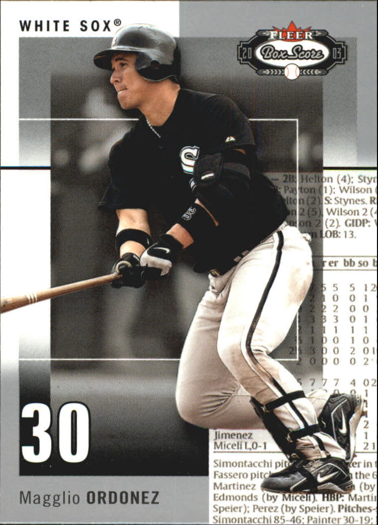 B1527- 2003 Fleer Box Score BB Cards 1-245 +Inserts -You Pick- 15+ FREE US SHIP - Picture 86 of 249