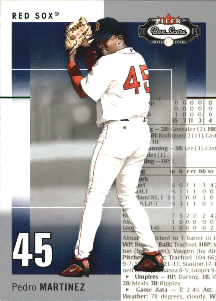 B1527- 2003 Fleer Box Score BB Cards 1-245 +Inserts -You Pick- 15+ FREE US SHIP - Picture 116 of 249