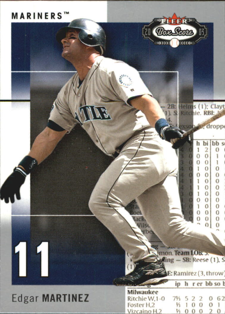 B1527- 2003 Fleer Box Score BB Cards 1-245 +Inserts -You Pick- 15+ FREE US SHIP - Picture 120 of 249