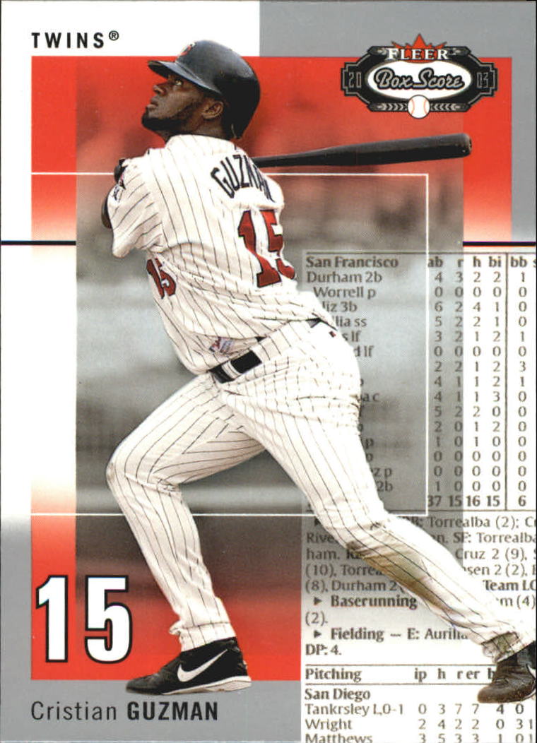 B1527- 2003 Fleer Box Score BB Cards 1-245 +Inserts -You Pick- 15+ FREE US SHIP - Picture 128 of 249