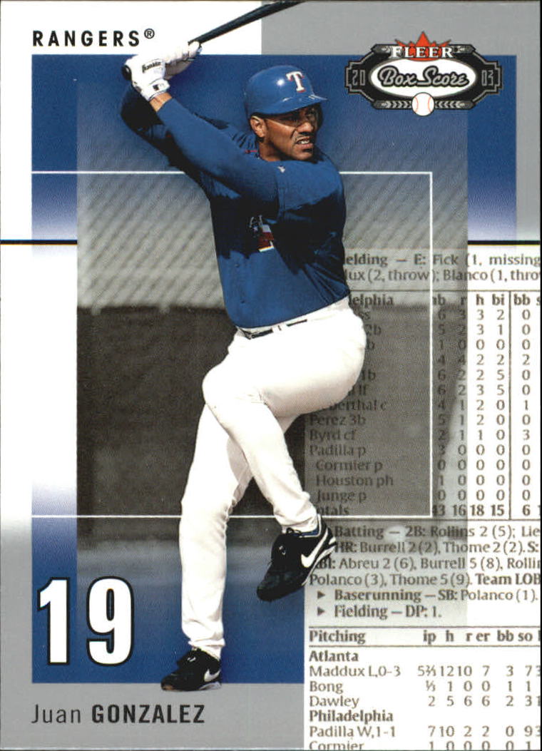 B1527- 2003 Fleer Box Score BB Cards 1-245 +Inserts -You Pick- 15+ FREE US SHIP - Picture 162 of 249
