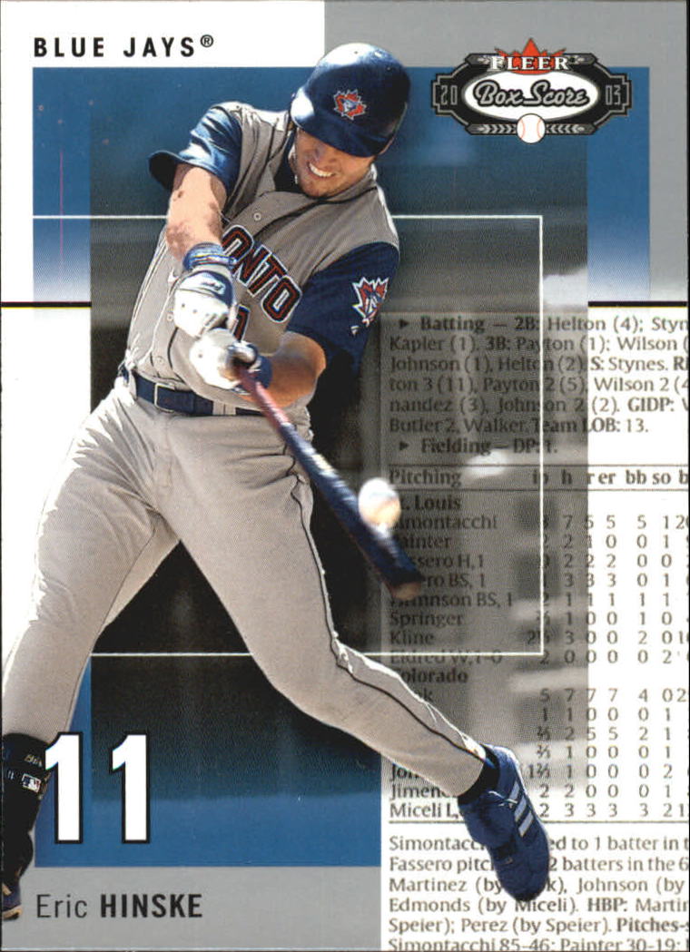 B1527- 2003 Fleer Box Score BB Cards 1-245 +Inserts -You Pick- 15+ FREE US SHIP - Picture 176 of 249