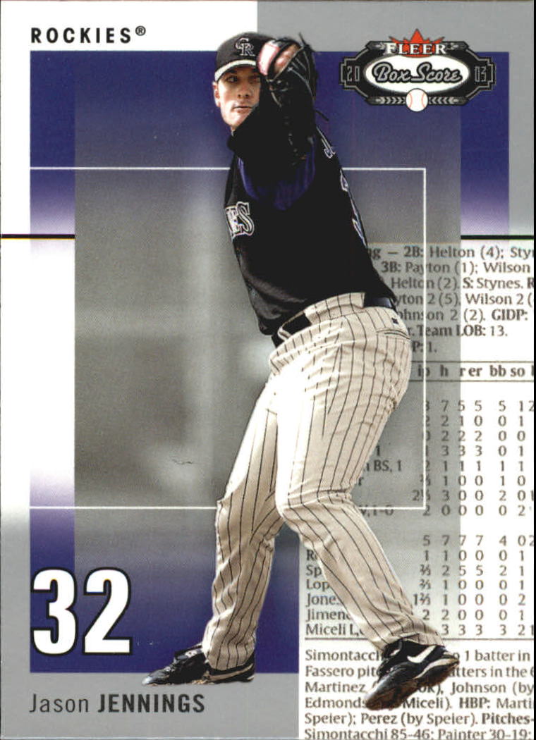 B1527- 2003 Fleer Box Score BB Cards 1-245 +Inserts -You Pick- 15+ FREE US SHIP - Picture 180 of 249