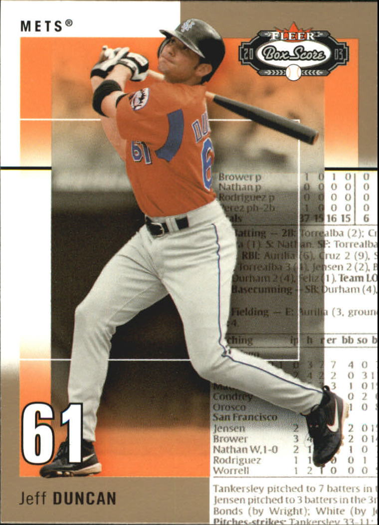 B1527- 2003 Fleer Box Score BB Cards 1-245 +Inserts -You Pick- 15+ FREE US SHIP - Picture 196 of 249