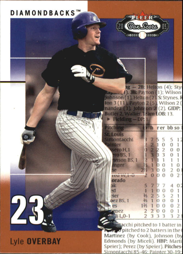 2003 Fleer Box Score #139 Lyle Overbay RS