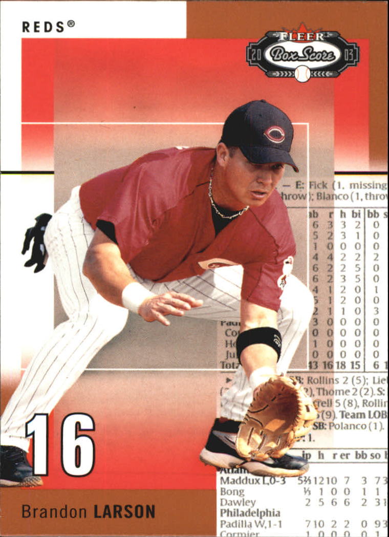 B1527- 2003 Fleer Box Score BB Cards 1-245 +Inserts -You Pick- 15+ FREE US SHIP - Picture 224 of 249