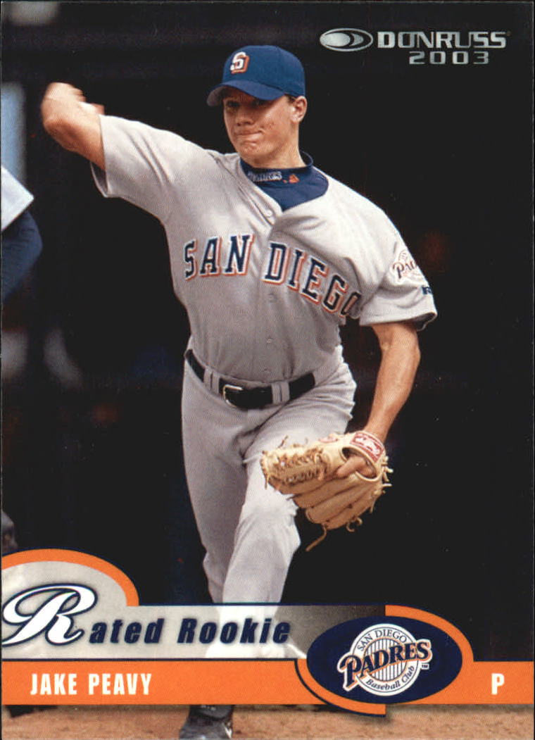 2001 Upper Deck Jake Peavy #61 Rookie Prospect Premieres Padres
