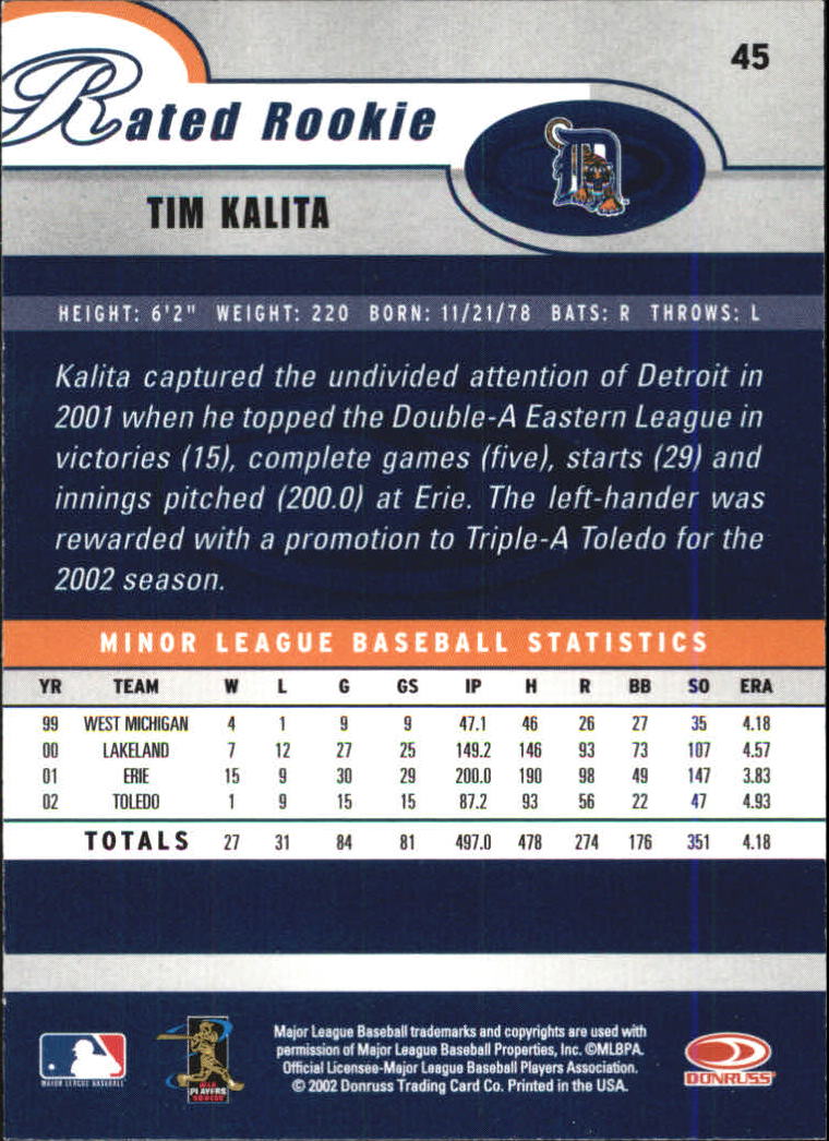 A1894- 2003 Donruss Baseball Karten 1-250 + Rookies -du Pick- 15 + Free US - Bild 79 von 481
