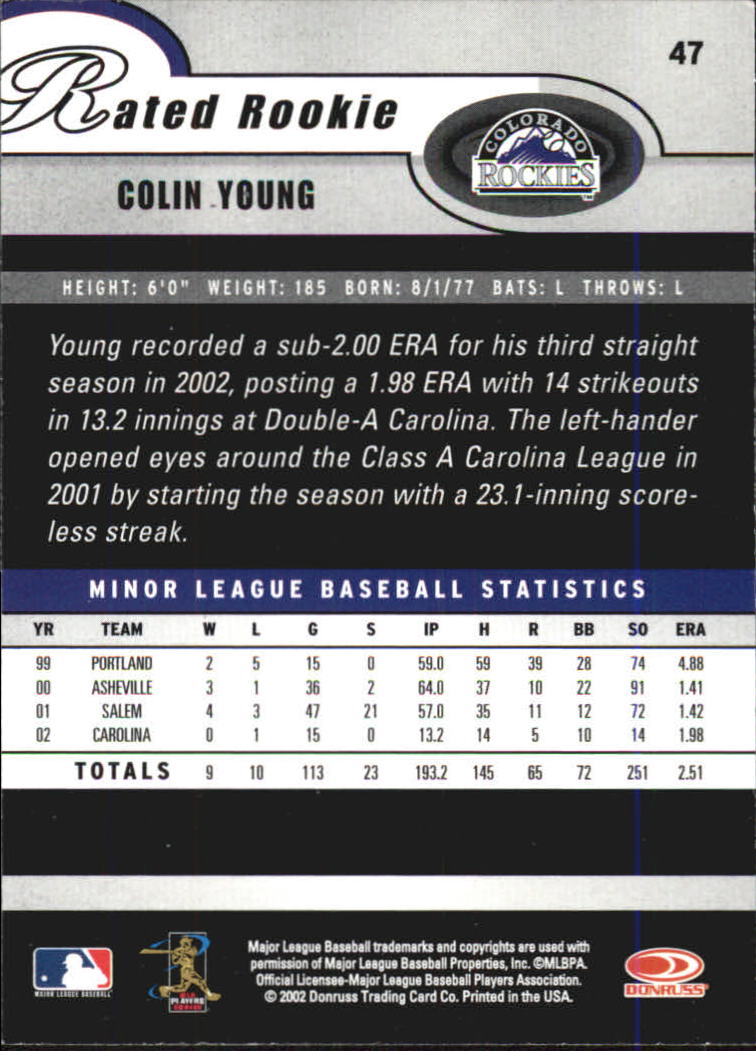 A1894- 2003 Donruss Baseball Karten 1-250 + Rookies -du Pick- 15 + Free US - Bild 83 von 481