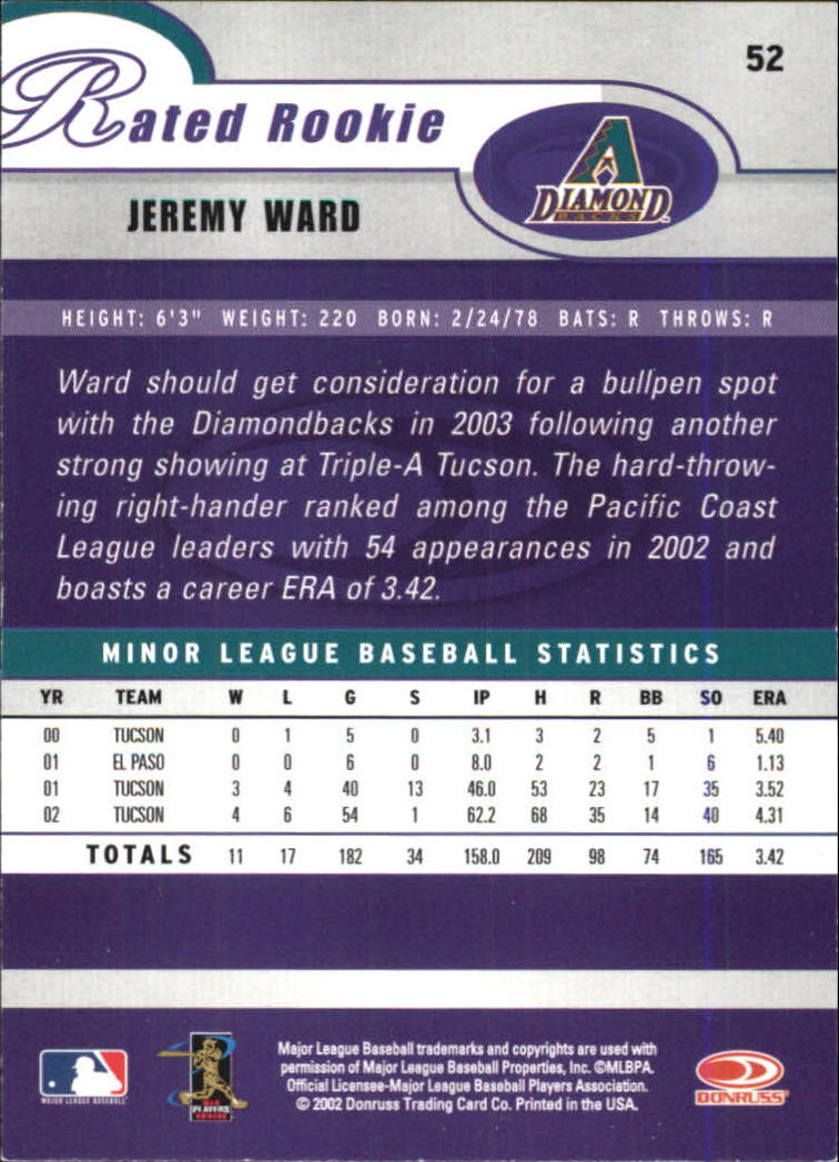 A1894- 2003 Donruss Baseball Karten 1-250 + Rookies -du Pick- 15 + Free US - Bild 93 von 481