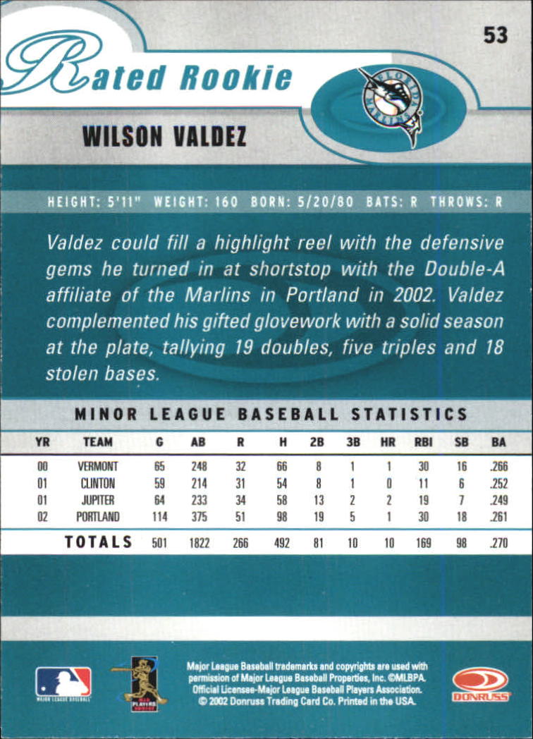 A1894- 2003 Donruss Baseball Karten 1-250 + Rookies -du Pick- 15 + Free US - Bild 95 von 481
