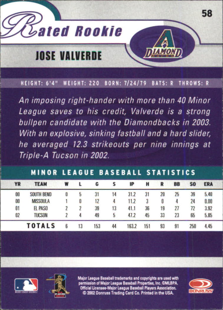 A1894- 2003 Donruss Baseball Karten 1-250 + Rookies -du Pick- 15 + Free US - Bild 105 von 481