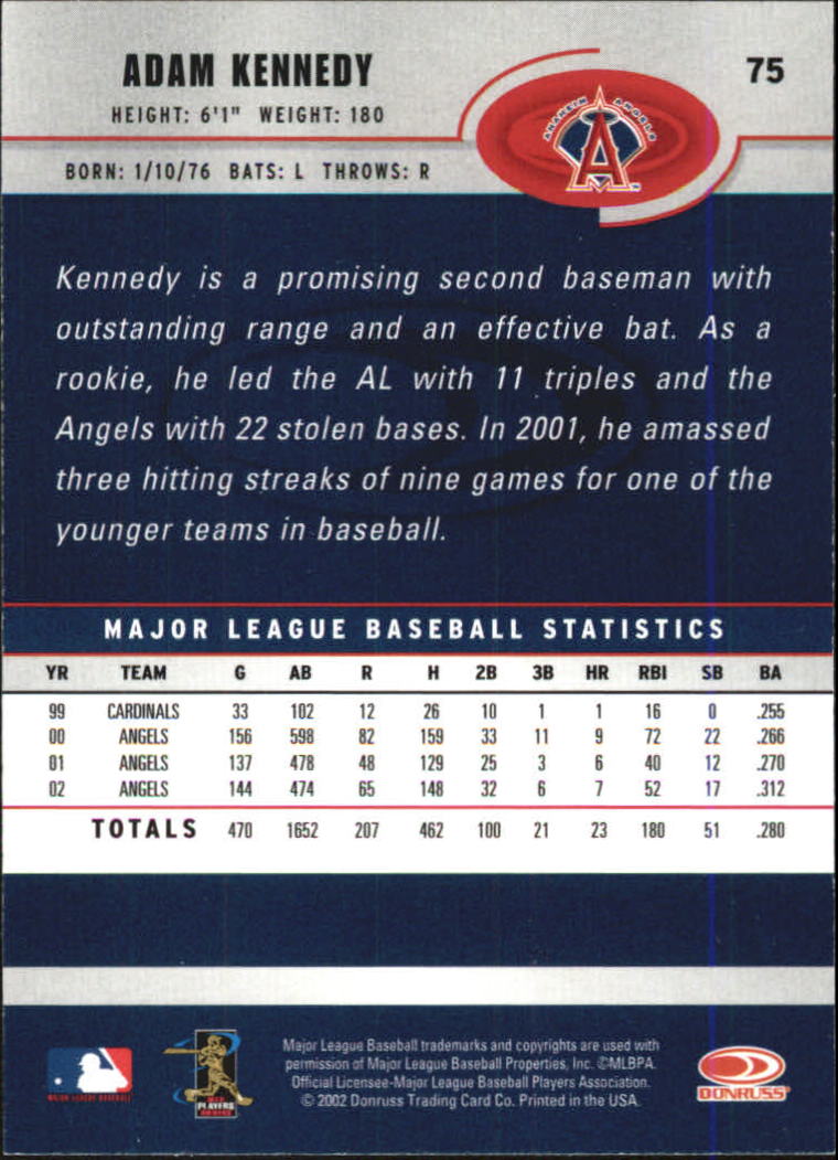A1894- 2003 Donruss Baseball Karten 1-250 + Rookies -du Pick- 15 + Free US - Bild 139 von 481
