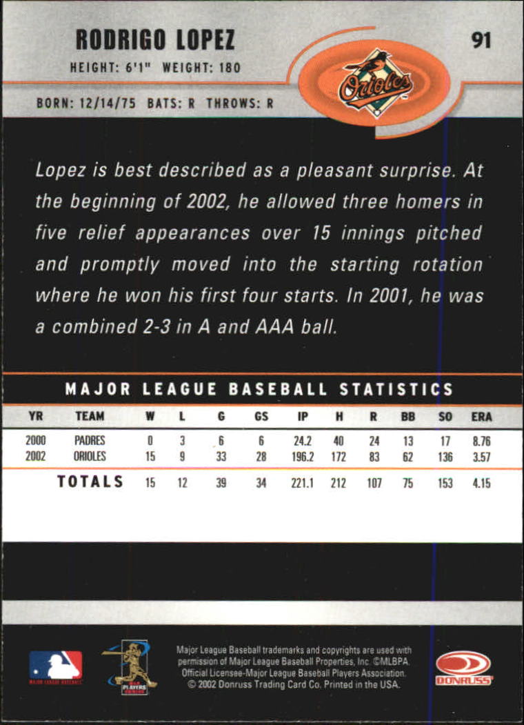 A1894- 2003 Donruss Baseball Karten 1-250 + Rookies -du Pick- 15 + Free US - Bild 171 von 481