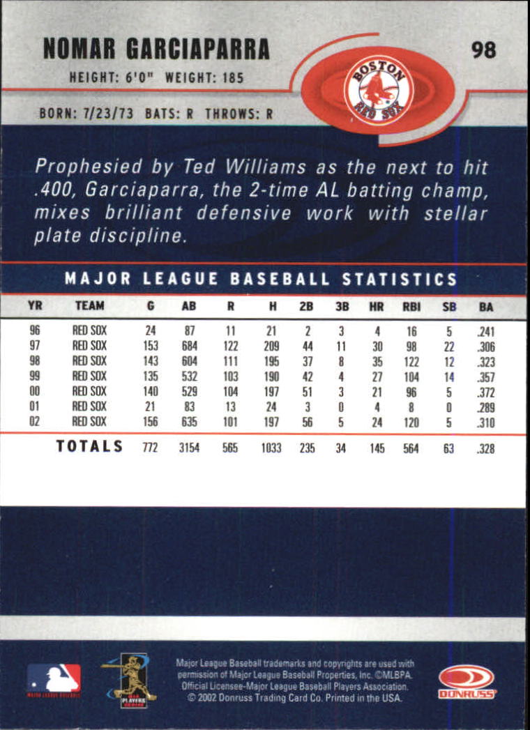 A1894- 2003 Donruss Baseball Karten 1-250 + Rookies -du Pick- 15 + Free US - Bild 185 von 481