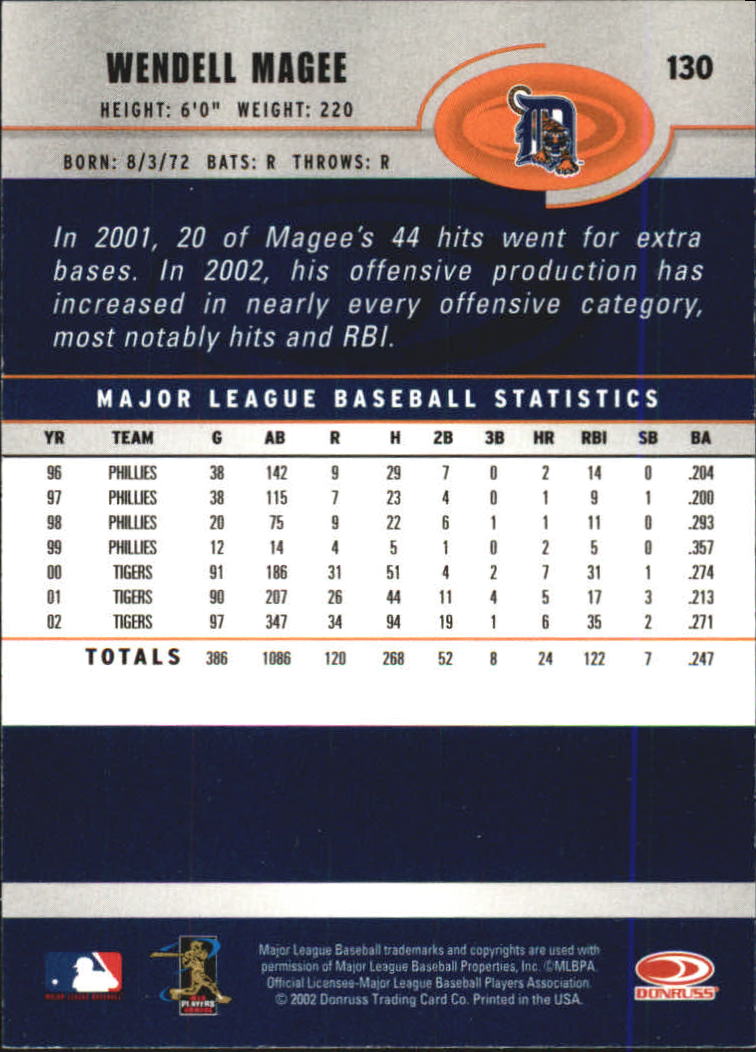 A1894- 2003 Donruss Baseball Karten 1-250 + Rookies -du Pick- 15 + Free US - Bild 247 von 481