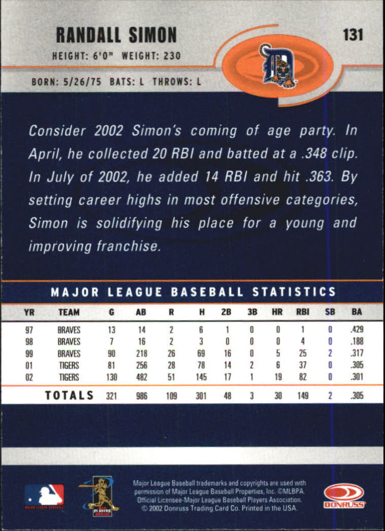 A1894- 2003 Donruss Baseball Karten 1-250 + Rookies -du Pick- 15 + Free US - Bild 249 von 481