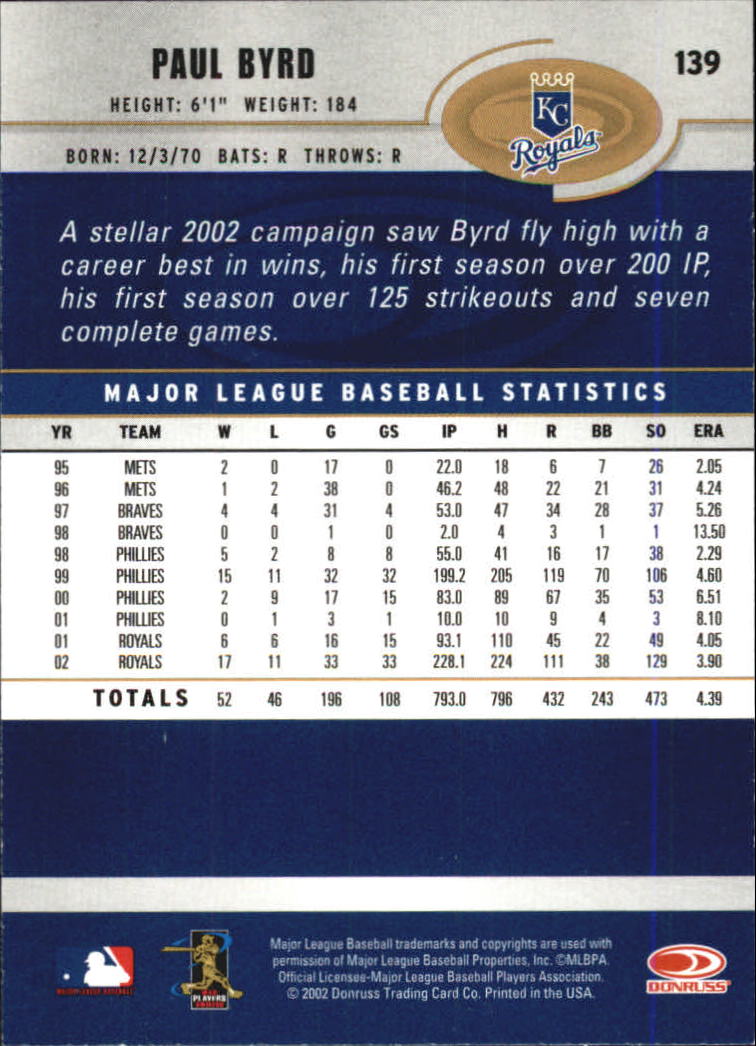 A1894- 2003 Donruss Baseball Karten 1-250 + Rookies -du Pick- 15 + Free US - Bild 265 von 481