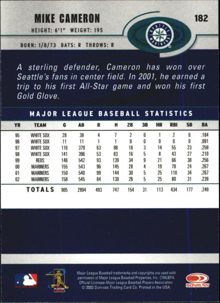 A1894- 2003 Donruss Baseball Karten 1-250 + Rookies -du Pick- 15 + Free US - Bild 345 von 481