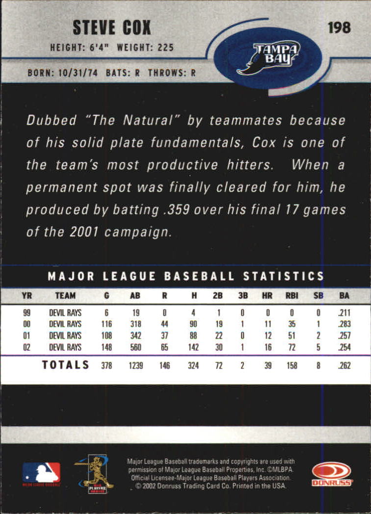 A1894- 2003 Donruss Baseball Karten 1-250 + Rookies -du Pick- 15 + Free US - Bild 377 von 481